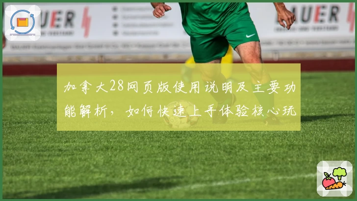 加拿大28网页版使用说明及主要功能解析,如何快速上手体验核心玩法